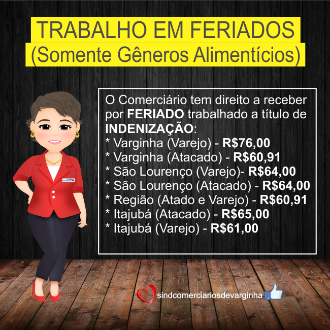 Trabalho em Feriados